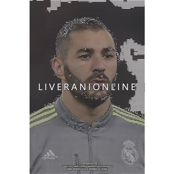 UEFA Champions League 2015-2016 ottavi di finale - Roma 17.02.2016 - AS Roma vs Real Madrid - nella foto: Karim Benzema / Ph. Corradetti - Ag. Aldo Liverani Sas / AGENZIA ALDO LIVERANI SAS 