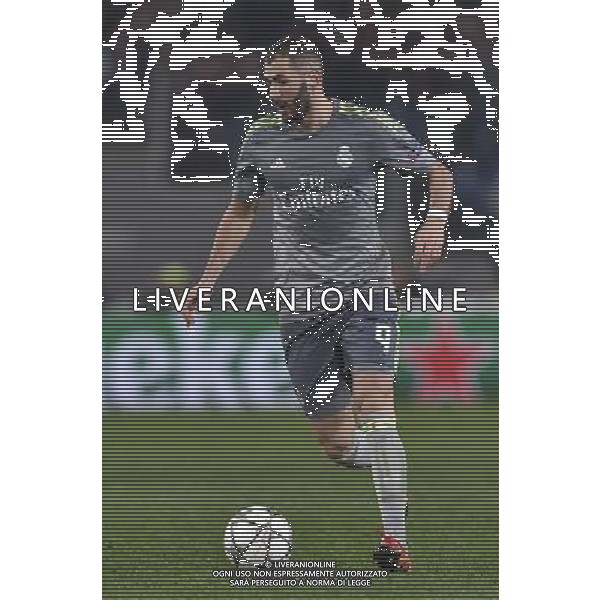 UEFA Champions League 2015-2016 ottavi di finale - Roma 17.02.2016 - AS Roma vs Real Madrid - nella foto: Karim Benzema / Ph. Corradetti - Ag. Aldo Liverani Sas / AGENZIA ALDO LIVERANI SAS 