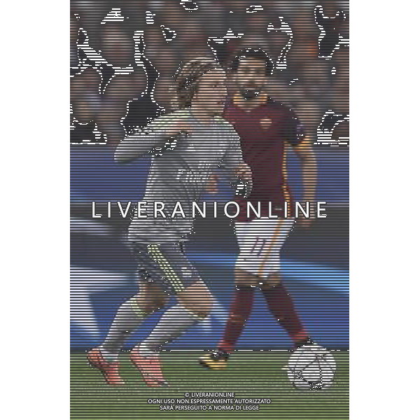 UEFA Champions League 2015-2016 ottavi di finale - Roma 17.02.2016 - AS Roma vs Real Madrid - nella foto: Luka Modric / Ph. Corradetti - Ag. Aldo Liverani Sas / AGENZIA ALDO LIVERANI SAS 