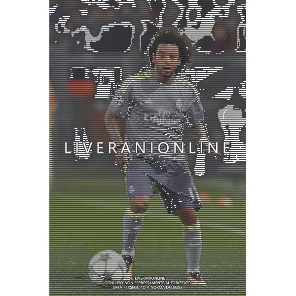 UEFA Champions League 2015-2016 ottavi di finale - Roma 17.02.2016 - AS Roma vs Real Madrid - nella foto: Marcelo / Ph. Corradetti - Ag. Aldo Liverani Sas / AGENZIA ALDO LIVERANI SAS 