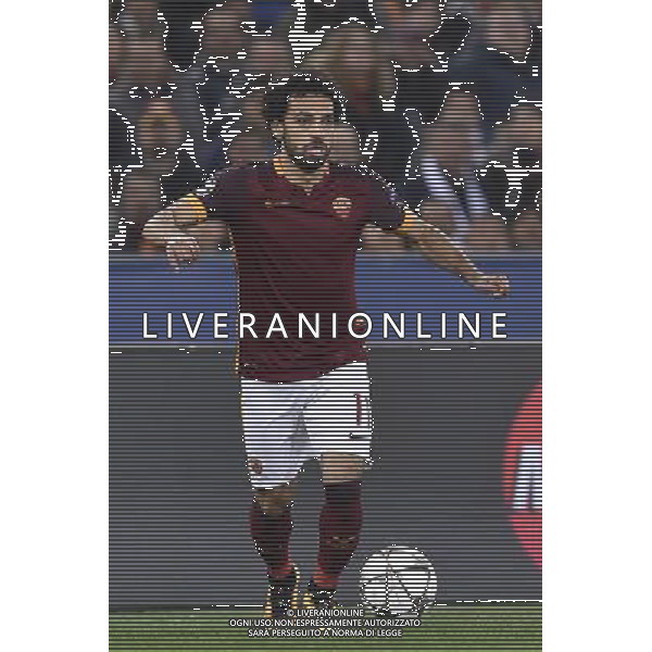 UEFA Champions League 2015-2016 ottavi di finale - Roma 17.02.2016 - AS Roma vs Real Madrid - nella foto: Mohamed Salah / Ph. Corradetti - Ag. Aldo Liverani Sas / AGENZIA ALDO LIVERANI SAS 