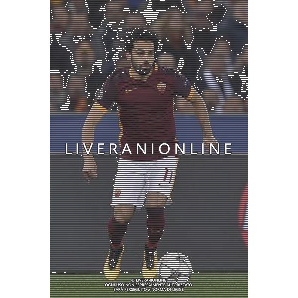 UEFA Champions League 2015-2016 ottavi di finale - Roma 17.02.2016 - AS Roma vs Real Madrid - nella foto: Mohamed Salah / Ph. Corradetti - Ag. Aldo Liverani Sas / AGENZIA ALDO LIVERANI SAS 