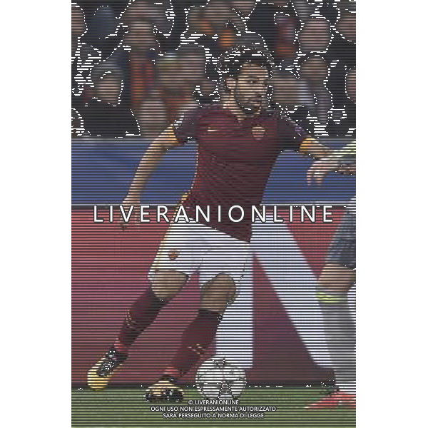 UEFA Champions League 2015-2016 ottavi di finale - Roma 17.02.2016 - AS Roma vs Real Madrid - nella foto: Mohamed Salah / Ph. Corradetti - Ag. Aldo Liverani Sas / AGENZIA ALDO LIVERANI SAS 