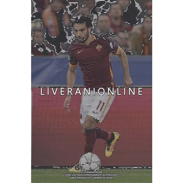 UEFA Champions League 2015-2016 ottavi di finale - Roma 17.02.2016 - AS Roma vs Real Madrid - nella foto: Mohamed Salah / Ph. Corradetti - Ag. Aldo Liverani Sas / AGENZIA ALDO LIVERANI SAS 