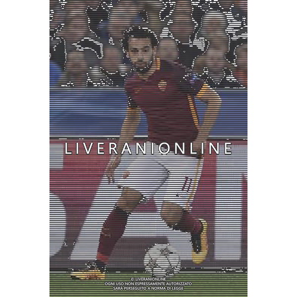 UEFA Champions League 2015-2016 ottavi di finale - Roma 17.02.2016 - AS Roma vs Real Madrid - nella foto: Mohamed Salah / Ph. Corradetti - Ag. Aldo Liverani Sas / AGENZIA ALDO LIVERANI SAS 