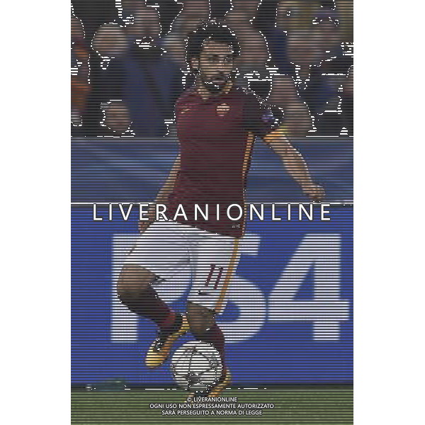 UEFA Champions League 2015-2016 ottavi di finale - Roma 17.02.2016 - AS Roma vs Real Madrid - nella foto: Mohamed Salah / Ph. Corradetti - Ag. Aldo Liverani Sas / AGENZIA ALDO LIVERANI SAS 