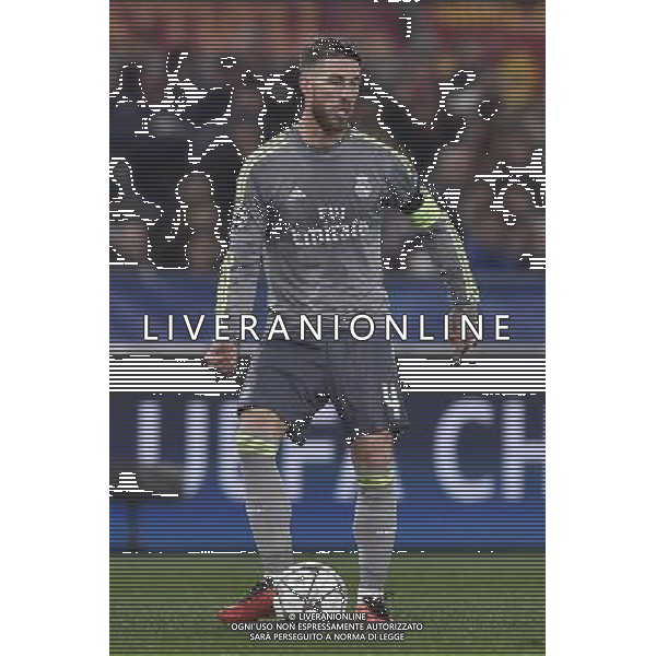 UEFA Champions League 2015-2016 ottavi di finale - Roma 17.02.2016 - AS Roma vs Real Madrid - nella foto: Sergio Ramos / Ph. Corradetti - Ag. Aldo Liverani Sas / AGENZIA ALDO LIVERANI SAS 