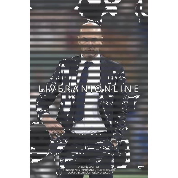 UEFA Champions League 2015-2016 ottavi di finale - Roma 17.02.2016 - AS Roma vs Real Madrid - nella foto: Zinedine Zidane / Ph. Corradetti - Ag. Aldo Liverani Sas / AGENZIA ALDO LIVERANI SAS 