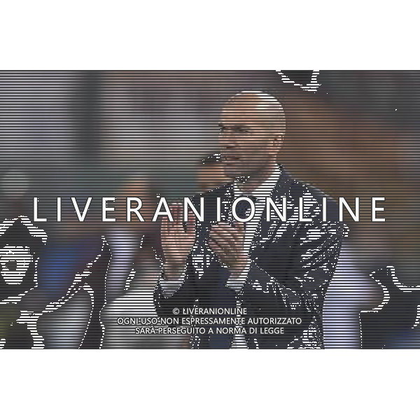 UEFA Champions League 2015-2016 ottavi di finale - Roma 17.02.2016 - AS Roma vs Real Madrid - nella foto: Zinedine Zidane / Ph. Corradetti - Ag. Aldo Liverani Sas / AGENZIA ALDO LIVERANI SAS 