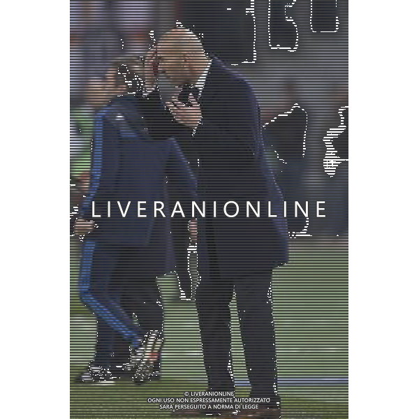 UEFA Champions League 2015-2016 ottavi di finale - Roma 17.02.2016 - AS Roma vs Real Madrid - nella foto: Zinedine Zidane / Ph. Corradetti - Ag. Aldo Liverani Sas / AGENZIA ALDO LIVERANI SAS 