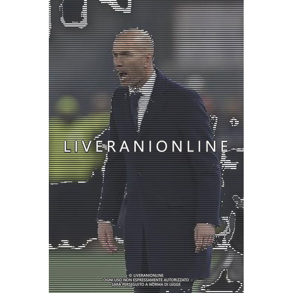 UEFA Champions League 2015-2016 ottavi di finale - Roma 17.02.2016 - AS Roma vs Real Madrid - nella foto: Zinedine Zidane / Ph. Corradetti - Ag. Aldo Liverani Sas / AGENZIA ALDO LIVERANI SAS 