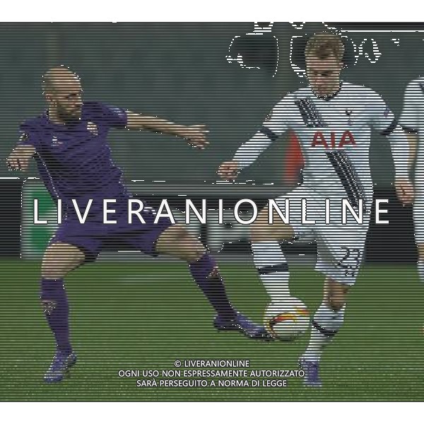 UEFA Europa League 2015/2016 Sedicesimi di Finale Firenze - 18.02.2016 Fiorentina-Tottenham Nella Foto:eriksen-borja valero /Ph.Vitez-Ag. Aldo Liverani