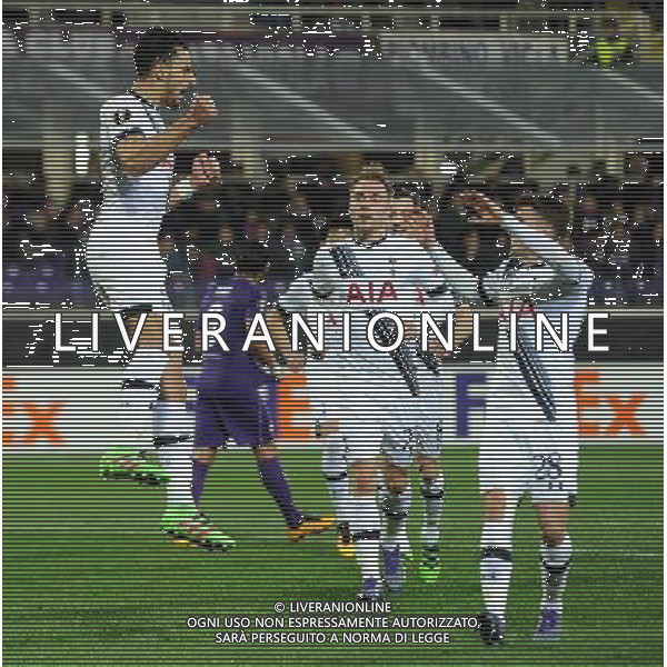 UEFA Europa League 2015/2016 Sedicesimi di Finale Firenze - 18.02.2016 Fiorentina-Tottenham Nella Foto:chadli esulta /Ph.Vitez-Ag. Aldo Liverani