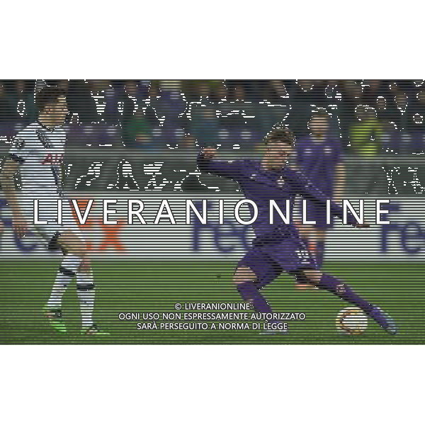 UEFA Europa League 2015/2016 Sedicesimi di Finale Firenze - 18.02.2016 Fiorentina-Tottenham Nella Foto:bernardeschi gol /Ph.Vitez-Ag. Aldo Liverani
