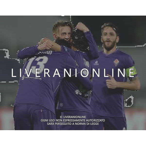 UEFA Europa League 2015/2016 Sedicesimi di Finale Firenze - 18.02.2016 Fiorentina-Tottenham Nella Foto:bernardeschi esulta /Ph.Vitez-Ag. Aldo Liverani