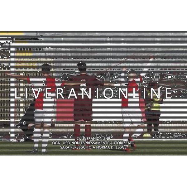 RIMINI vs PONTEDERA, Campionato di Calcio Lega Pro, Girone B, 23Âª giornata, 20/02/2016, nella foto: L\'ESULTANZA DEL RIMINI, Â©CLAUDIO ZAMAGNI/AGENZIA ALDO LIVERANI S.A.S.