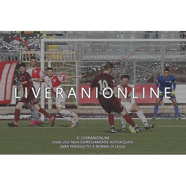 RIMINI vs PONTEDERA, Campionato di Calcio Lega Pro, Girone B, 23Âª giornata, 20/02/2016, nella foto:KABASHI, ATTACCA IL RIMINI, Â©CLAUDIO ZAMAGNI/AGENZIA ALDO LIVERANI S.A.S.
