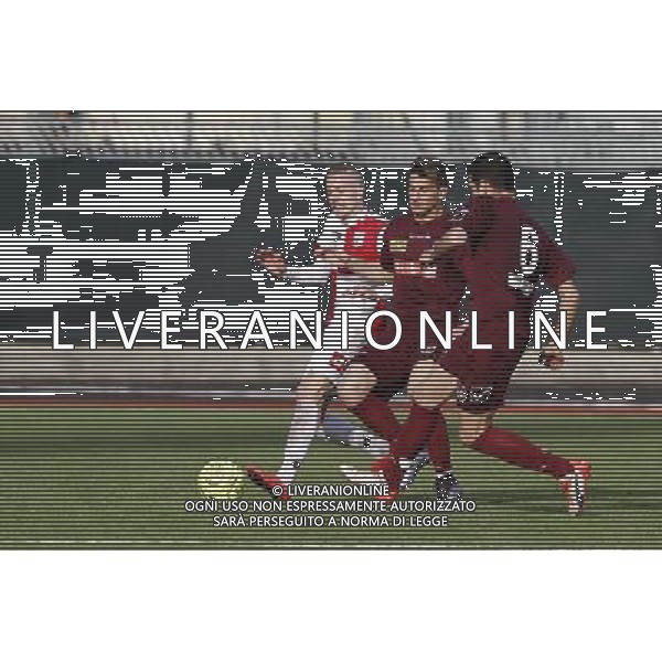 RIMINI vs PONTEDERA, Campionato di Calcio Lega Pro, Girone B, 23Âª giornata, 20/02/2016, nella foto: ALBERTINI, MARCATO, DAL PONTEDERA, Â©CLAUDIO ZAMAGNI/AGENZIA ALDO LIVERANI S.A.S.