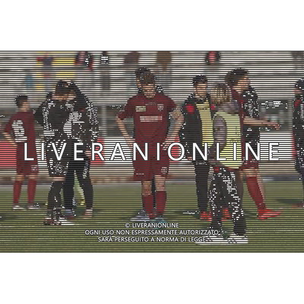 RIMINI vs PONTEDERA, Campionato di Calcio Lega Pro, Girone B, 23Âª giornata, 20/02/2016, nella foto: VETTORI, TRISTE, Â©CLAUDIO ZAMAGNI/AGENZIA ALDO LIVERANI S.A.S.