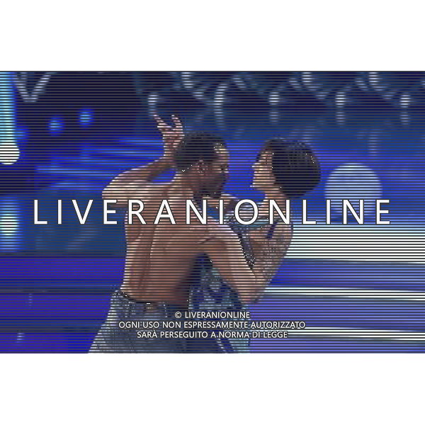 1 puntata della trasmissione TV \' Ballando con le stelle \' - Roma 20.02.2016 Auditorium Rai - nella foto: Asia Argento e Maykel Fonts / Ph. Corradetti - Ag. Aldo Liverani sas