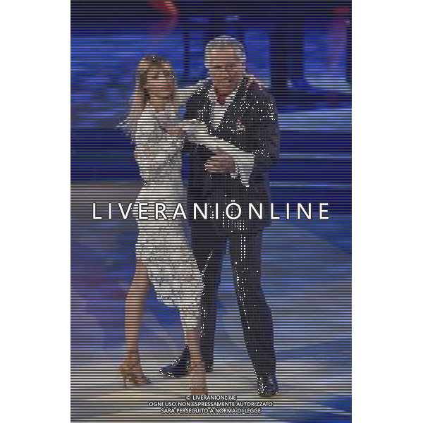 1 puntata della trasmissione TV \' Ballando con le stelle \' - Roma 20.02.2016 Auditorium Rai - nella foto: Lando Buzzanca e Sara Mardegan / Ph. Corradetti - Ag. Aldo Liverani sas