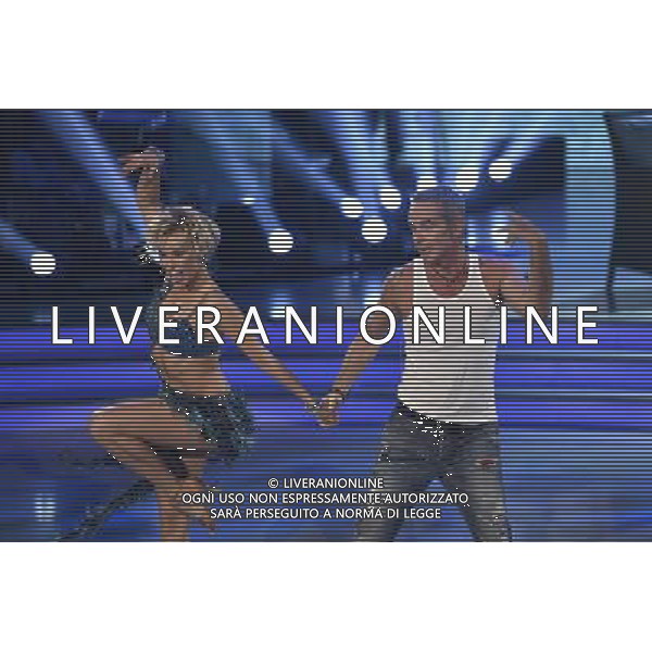 1 puntata della trasmissione TV \' Ballando con le stelle \' - Roma 20.02.2016 Auditorium Rai - nella foto: Pierre Cosso e Maria Ermachkova / Ph. Corradetti - Ag. Aldo Liverani sas