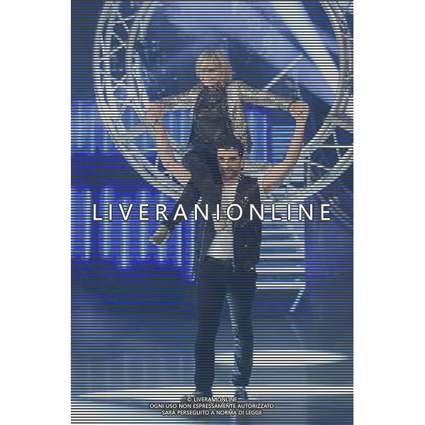 1 puntata della trasmissione TV \' Ballando con le stelle \' - Roma 20.02.2016 Auditorium Rai - nella foto: Rita Pavone e Simone Di Pasquale / Ph. Corradetti - Ag. Aldo Liverani sas