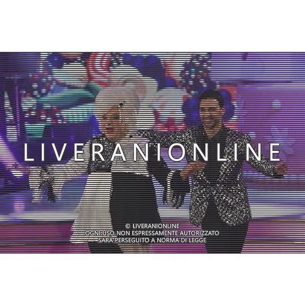 1 puntata della trasmissione TV \' Ballando con le stelle \' - Roma 20.02.2016 Auditorium Rai - nella foto: Platinette e Raimondo Todaro / Ph. Corradetti - Ag. Aldo Liverani sas