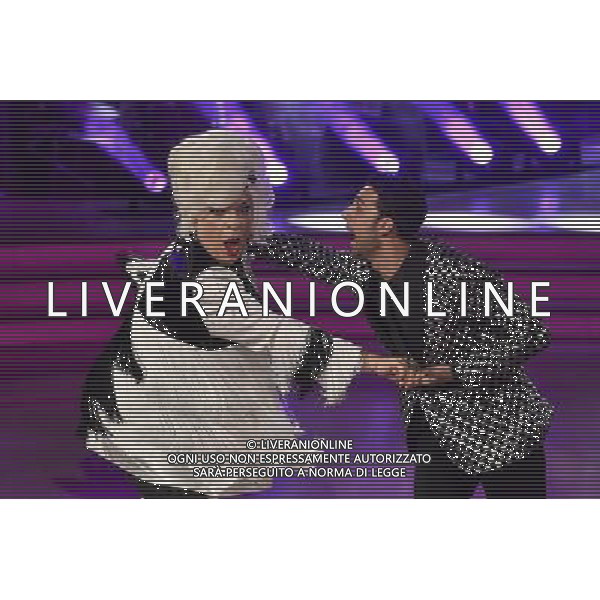1 puntata della trasmissione TV \' Ballando con le stelle \' - Roma 20.02.2016 Auditorium Rai - nella foto: Platinette e Raimondo Todaro / Ph. Corradetti - Ag. Aldo Liverani sas