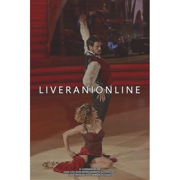 1 puntata della trasmissione TV \' Ballando con le stelle \' - Roma 20.02.2016 Auditorium Rai - nella foto: Iago Garcia e Samanta Togni / Ph. Corradetti - Ag. Aldo Liverani sas