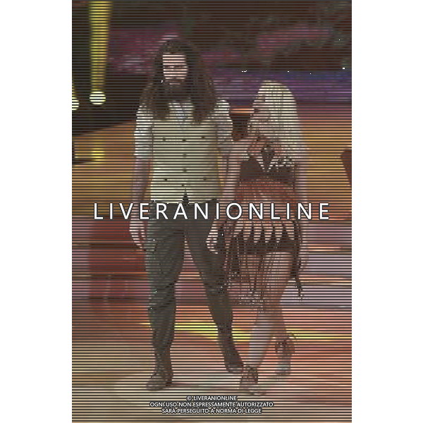 1 puntata della trasmissione TV \' Ballando con le stelle \' - Roma 20.02.2016 Auditorium Rai - nella foto: Luca Sguazzini e Vera Kinnunen / Ph. Corradetti - Ag. Aldo Liverani sas