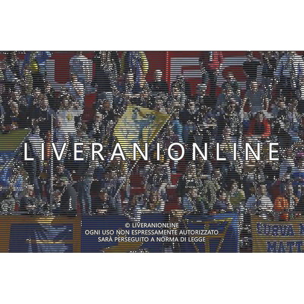 F.C. FORLÃŒ vs PARMA CALCIO 1913, Campionato di Calcio Serie D, Girone D, 28Âª giornata, 21/02/2016, nella foto: TIFOSERIA DEL PARMA, Â©Claudio Zamagni/AGENZIA ALDO LIVERANI S.A.S.