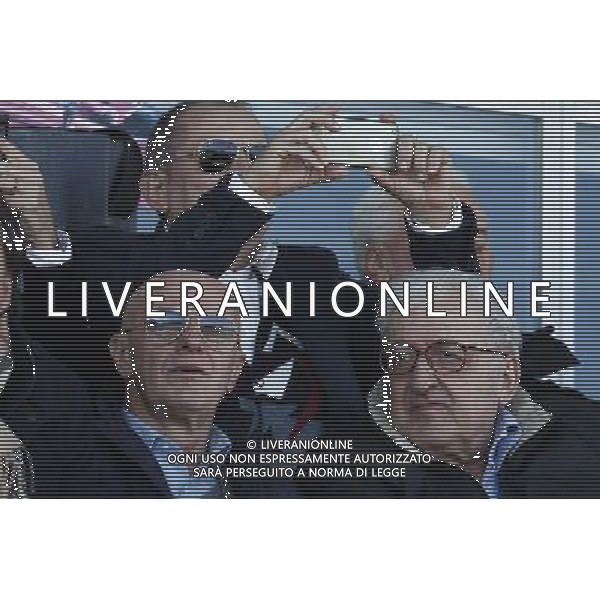 F.C. FORLÃŒ vs PARMA CALCIO 1913, Campionato di Calcio Serie D, Girone D, 28Âª giornata, 21/02/2016, nella foto: ARRIGO SACCHI, IN TRIBUNA, Â©Claudio Zamagni/AGENZIA ALDO LIVERANI S.A.S.