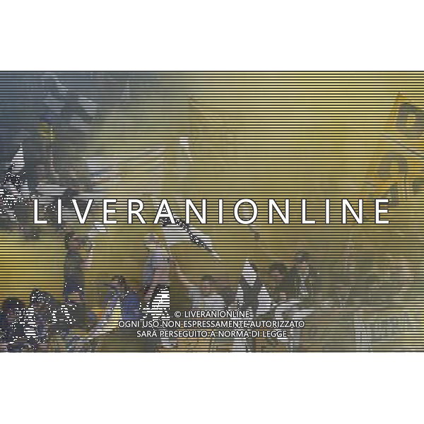 F.C. FORLÃŒ vs PARMA CALCIO 1913, Campionato di Calcio Serie D, Girone D, 28Âª giornata, 21/02/2016, nella foto: TIFOSERIA DEL PARMA, Â©Claudio Zamagni/AGENZIA ALDO LIVERANI S.A.S.