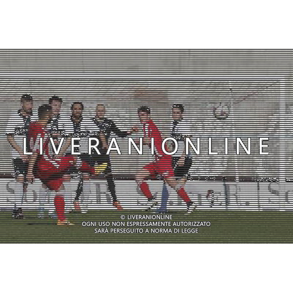 F.C. FORLÃŒ vs PARMA CALCIO 1913, Campionato di Calcio Serie D, Girone D, 28Âª giornata, 21/02/2016, nella foto: FANTINI, TIRA IN PORTA, Â©Claudio Zamagni/AGENZIA ALDO LIVERANI S.A.S.