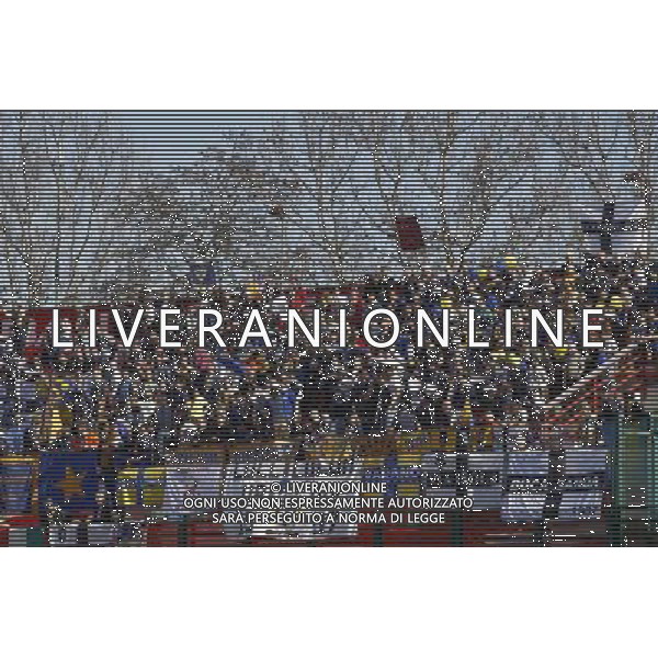 F.C. FORLÃŒ vs PARMA CALCIO 1913, Campionato di Calcio Serie D, Girone D, 28Âª giornata, 21/02/2016, nella foto: TIFOSERIA DEL PARMA, Â©Claudio Zamagni/AGENZIA ALDO LIVERANI S.A.S.