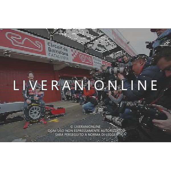 Romain Grosjean (FRA) Haas F1 Team with the Haas VF-16. 22.02.2016. Formula One Testing, Day One, Barcelona, Spain. Monday. / AGENZIA ALDO LIVERANI SAS - ITALY ONLY EDITORIAL USE ONLY