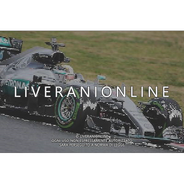 Lewis Hamilton (GBR) Mercedes AMG F1 W07 Hybrid. 22.02.2016. Formula One Testing, Day One, Barcelona, Spain. Monday. / AGENZIA ALDO LIVERANI SAS - ITALY ONLY EDITORIAL USE ONLY