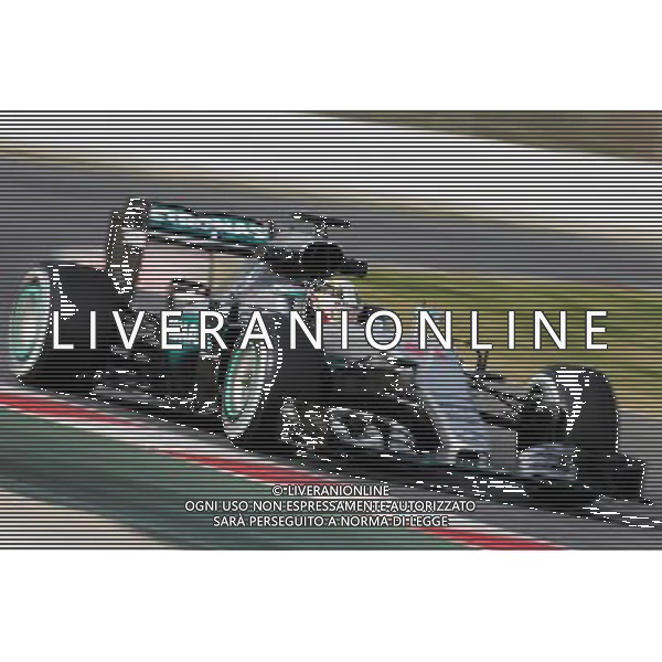 Lewis Hamilton (GBR) Mercedes AMG F1 W07 Hybrid. 22.02.2016. Formula One Testing, Day One, Barcelona, Spain. Monday. / AGENZIA ALDO LIVERANI SAS - ITALY ONLY EDITORIAL USE ONLY