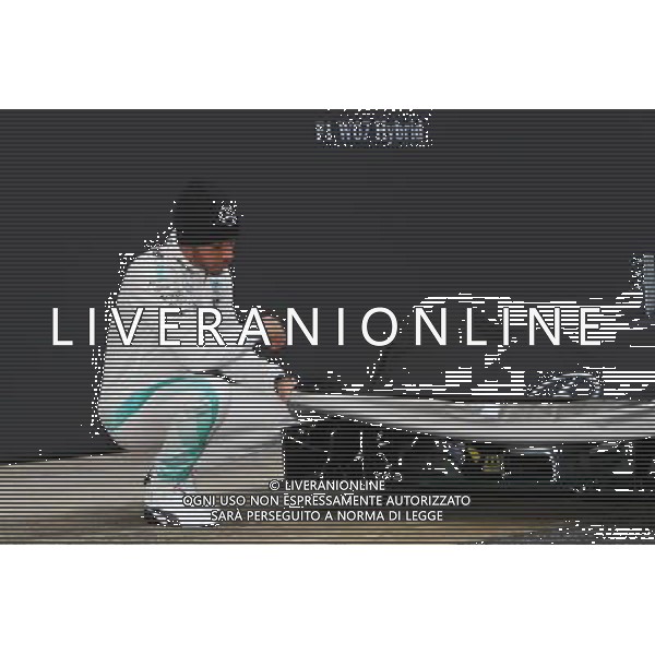 Lewis Hamilton (GBR) Mercedes AMG F1 unveils the Mercedes AMG F1 W07 Hybrid. 22.02.2016. Formula One Testing, Day One, Barcelona, Spain. Monday. / AGENZIA ALDO LIVERANI SAS - ITALY ONLY EDITORIAL USE ONLY