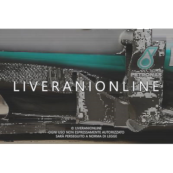 Mercedes AMG F1 W07 Hybrid sidepod detail. 22.02.2016. Formula One Testing, Day One, Barcelona, Spain. Monday. / AGENZIA ALDO LIVERANI SAS - ITALY ONLY EDITORIAL USE ONLY