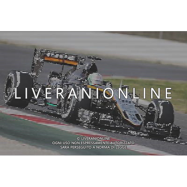 Sergio Perez (MEX) Sahara Force India F1 VJM09. 22.02.2016. Formula One Testing, Day One, Barcelona, Spain. Monday. / AGENZIA ALDO LIVERANI SAS - ITALY ONLY EDITORIAL USE ONLY
