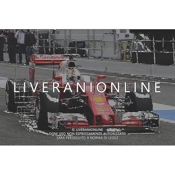 Sebastian Vettel (GER) Ferrari SF16-H running sensor equipment. 22.02.2016. Formula One Testing, Day One, Barcelona, Spain. Monday. / AGENZIA ALDO LIVERANI SAS - ITALY ONLY EDITORIAL USE ONLY
