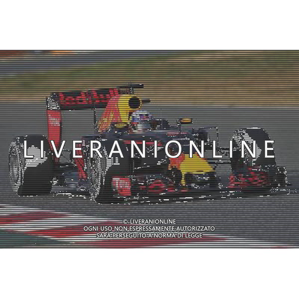 Daniel Ricciardo (AUS) Red Bull Racing RB11. 23.02.2016. Formula One Testing, Day Two, Barcelona, Spain. Tuesday. AG ALDO LIVERANI SAS ONLY ITALY