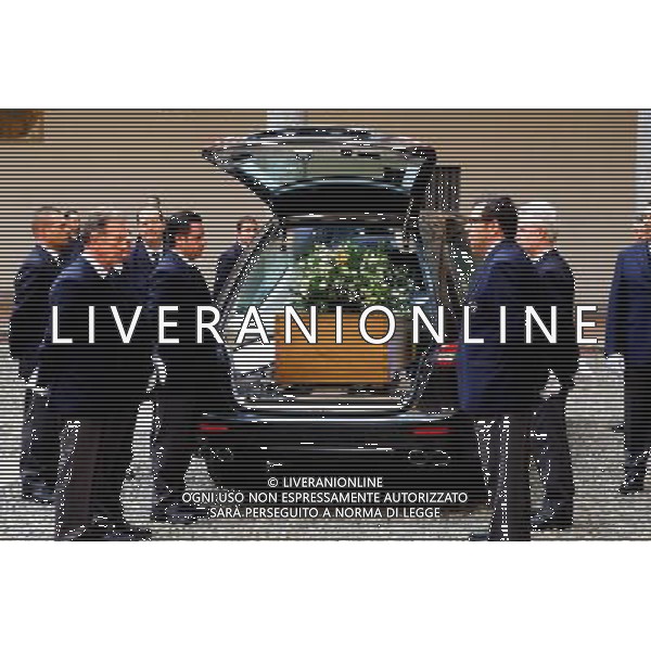 Funerali di Umberto Eco, nel cortile della Rocchetta del Castello Sforzesco a Milano 23 febbraio 2016 ©Gazzaniga / AGENZIA ALDO LIVERANI SAS