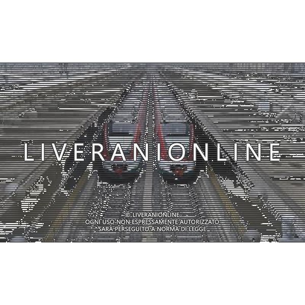 Inaugurazione Nuova Piastra Servizi di Roma Termini - Roma 23.02.2016 - nella foto: Veduta dei binari / Ph Corradetti - Ag. Aldo Liverani Sas / AGENZIA ALDO LIVERANI SAS