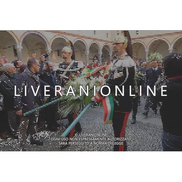 Funerali di Umberto Eco, nel cortile della Rocchetta del Castello Sforzesco a Milano 23 febbraio 2016 ©Gazzaniga / AGENZIA ALDO LIVERANI SAS