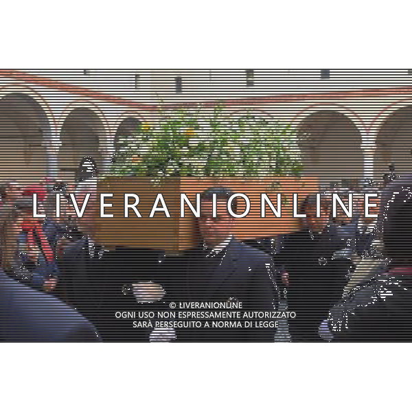 Funerali di Umberto Eco, nel cortile della Rocchetta del Castello Sforzesco a Milano 23 febbraio 2016 ©Gazzaniga / AGENZIA ALDO LIVERANI SAS