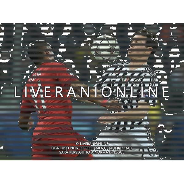 UEFA Champions League 2015/2016 Ottavi di Finale Torino - 23.02.2016 Juventus-Bayern Monaco Nella Foto:lichtsteiner e costa /Ph.Vitez-Ag. Aldo Liverani