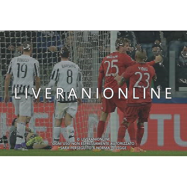 UEFA Champions League 2015/2016 Ottavi di Finale Torino - 23.02.2016 Juventus-Bayern Monaco Nella Foto: esultanza dopo il gol di muller del 0-1 /Ph.Vitez-Ag. Aldo Liverani